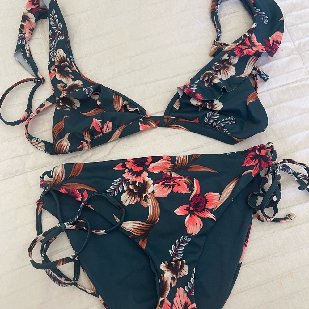 Tori Praver floral bikini